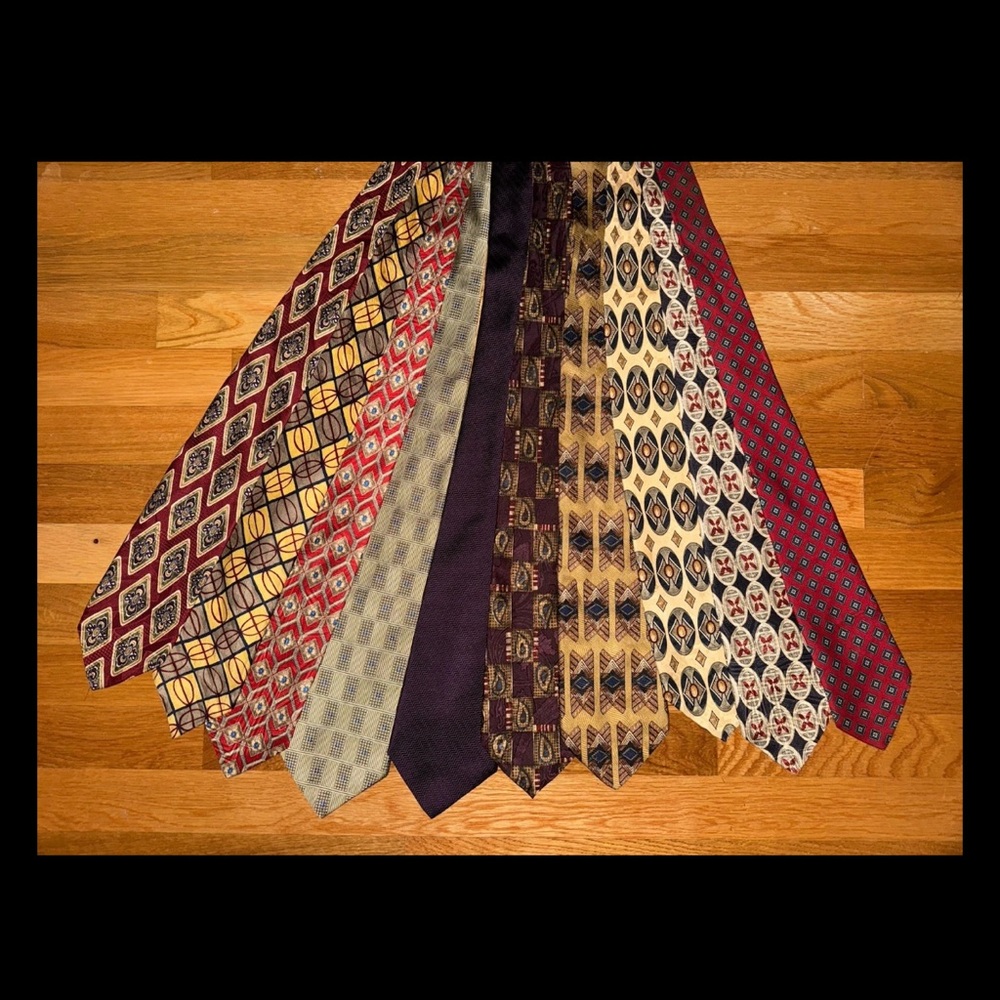Lot of 11 Robert Talbots vintage Silk Men’s ties.